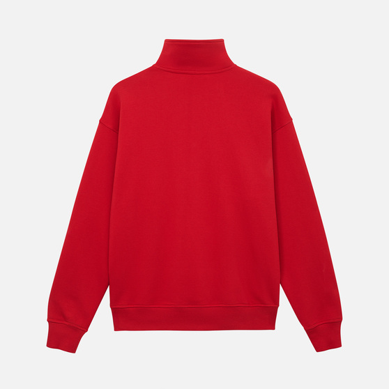 Толстовка на молнии унисекс Флоу (Flow), красная, размер 5XL/6XL-9