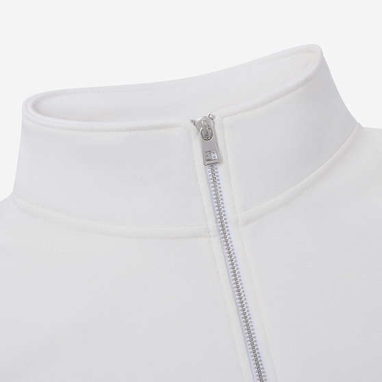 Толстовка на молнии унисекс Флоу (Flow), белая, размер 3XL/4XL-5