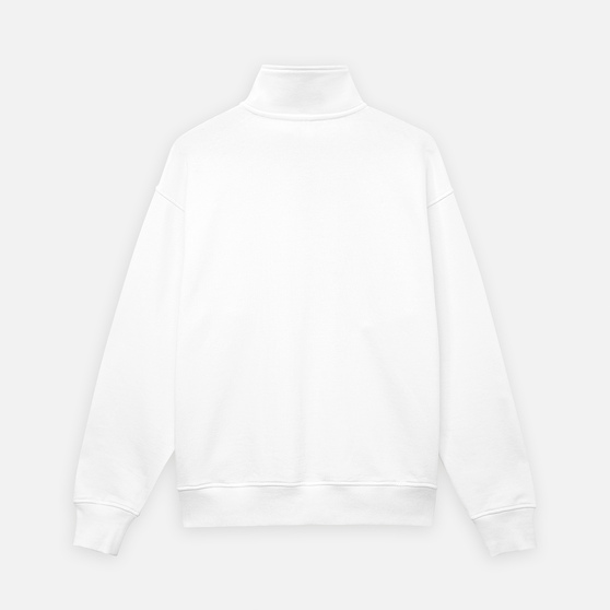 Толстовка на молнии унисекс Флоу (Flow), белая, размер 3XL/4XL-9