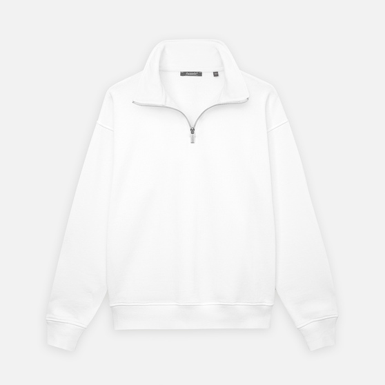 Толстовка на молнии унисекс Флоу (Flow), белая, размер 5XL/6XL-8