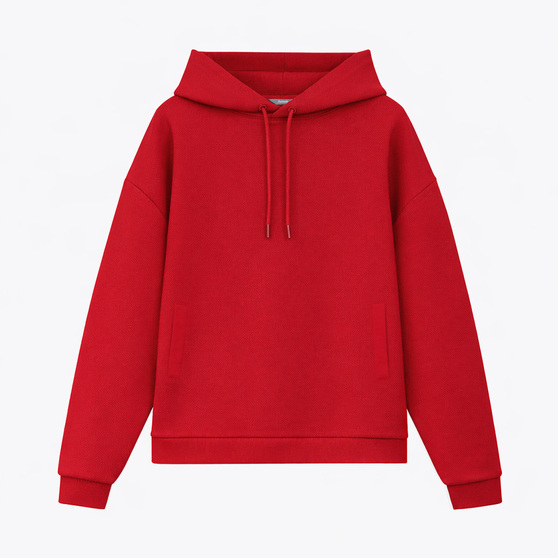 Худи релакс унисекс Баланс (Balance), с начесом, красный, размер 3XL/4XL-1