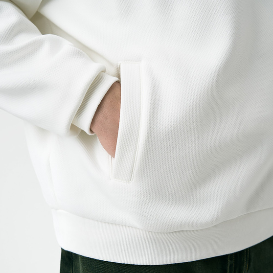 Худи релакс унисекс Баланс (Balance), с начесом, белый, размер 3XL/4XL-9