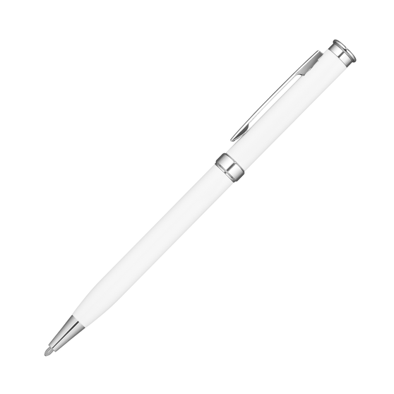 Шариковая ручка Бенуа (Benua), белая-1