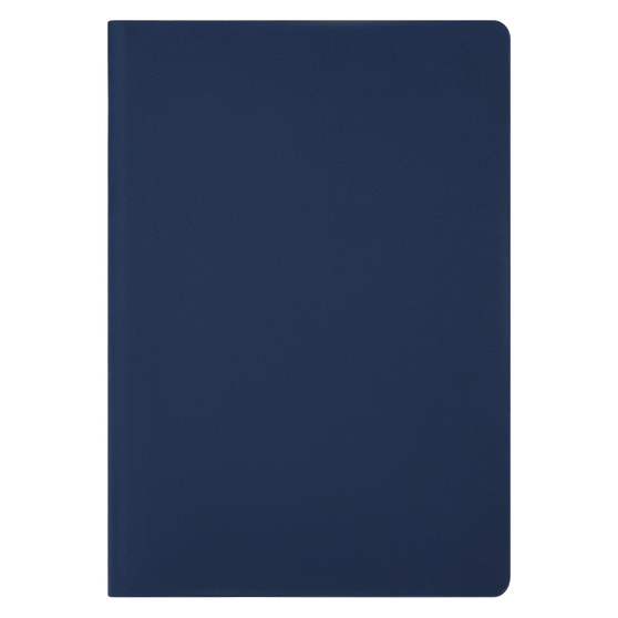 Ежедневник Латте софт-тач (Latte soft touch) недатированный, синий-3