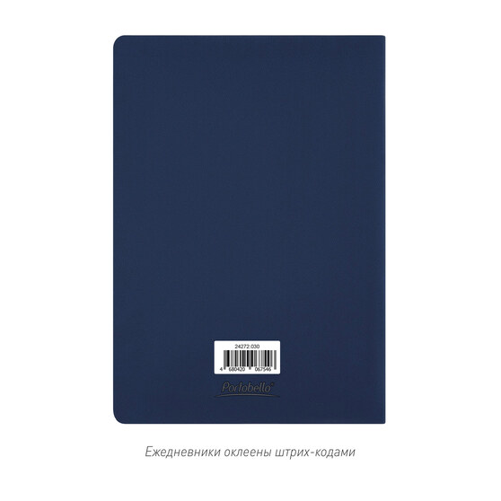 Ежедневник Латте софт-тач (Latte soft touch) недатированный, синий-13