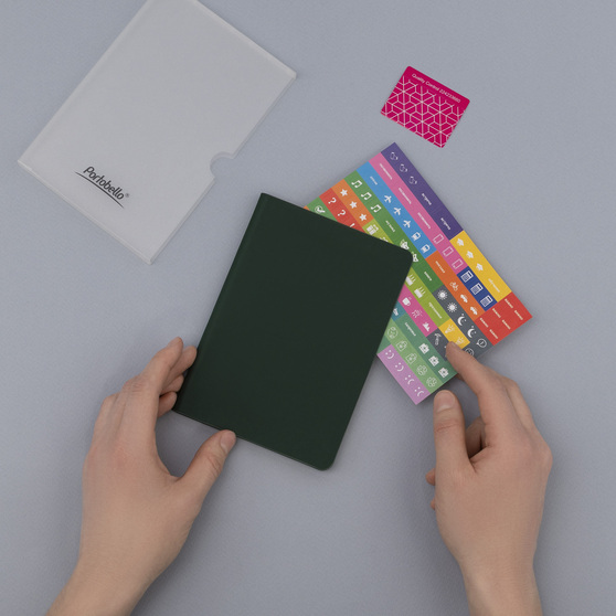 Ежедневник Спарк мини (Spark mini) A6 недатированный, зеленый-20