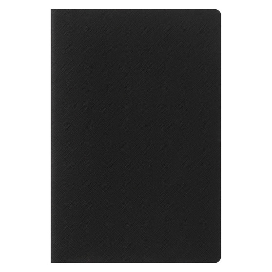 Блокнот Корса слим (Corsa slim), черный-4