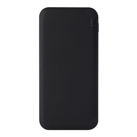 Внешний аккумулятор с подсветкой Люче (Luce) 10000 mAh, черный-1