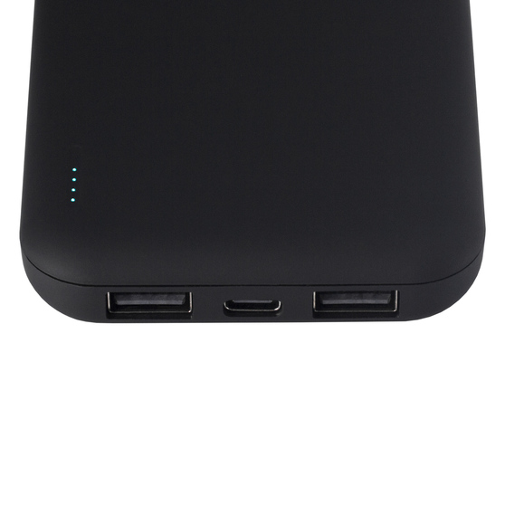 Внешний аккумулятор с подсветкой Люче (Luce) 10000 mAh, черный-4