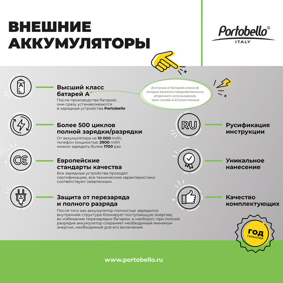 Внешний аккумулятор с подсветкой Люче (Luce) 10000 mAh, черный-16