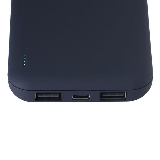 Внешний аккумулятор с подсветкой Люче (Luce) 10000 mAh, синий-6