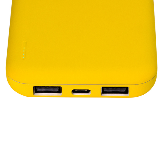 Внешний аккумулятор с подсветкой Люче (Luce) Lemoni 10000 mAh, желтый-3