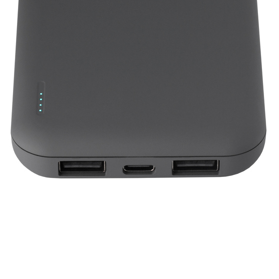Внешний аккумулятор с подсветкой Люче (Luce) 10000 mAh, серый-4