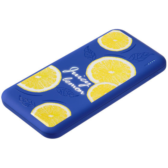 Внешний аккумулятор с подсветкой Люче Ультрамарин (Luce Ultramarine) 10000 mAh, ярко-синий-6