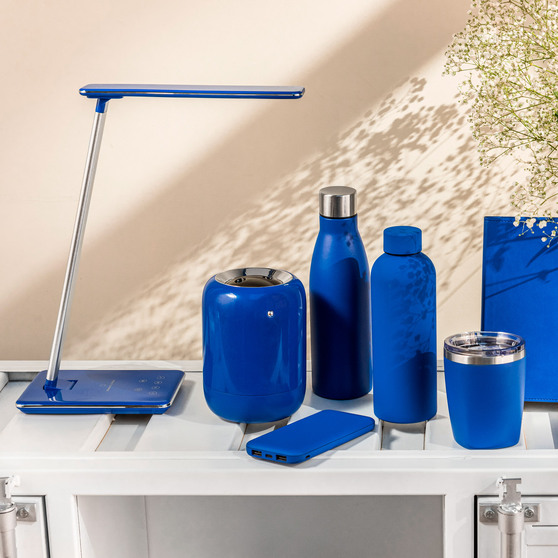 Внешний аккумулятор с подсветкой Люче Ультрамарин (Luce Ultramarine) 10000 mAh, ярко-синий-6