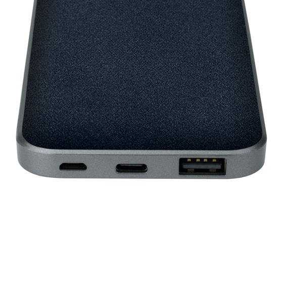 Внешний аккумулятор Ин Велюр (In Velour) 10000 mAh, синий-2