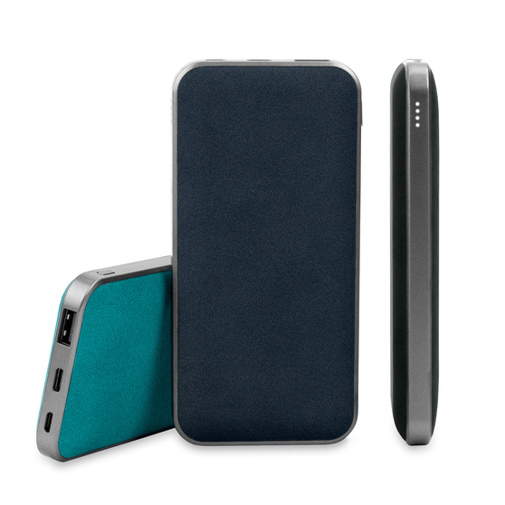 Внешний аккумулятор Ин Велюр (In Velour) 10000 mAh, синий-5