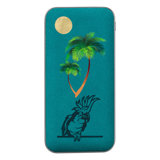 Внешний аккумулятор Ин Велюр (In Velour) 10000 mAh, бирюзовый-8