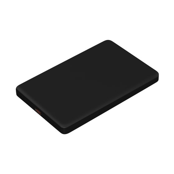 Внешний аккумулятор Атлантис (Atlantis) PD 5000mAh с функцией беспроводной зарядки 15W, черный-1