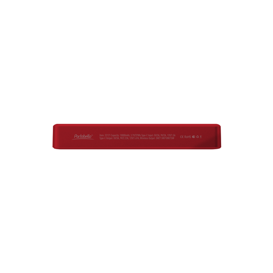Внешний аккумулятор Атлантис Плюс PD (Atlantis PD Plus) 10000mAh с функцией беспроводной зарядки 15W, красный-4