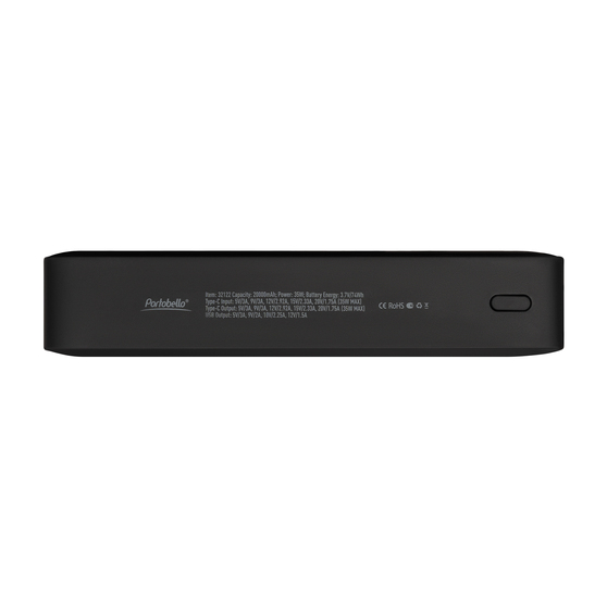 Внешний аккумулятор с подсветкой Анкор Плюс PD (Ancor PD Plus) 20000 mAh, черный-6