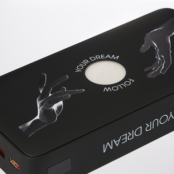 Внешний аккумулятор с подсветкой Анкор Плюс PD (Ancor PD Plus) 20000 mAh, черный-22