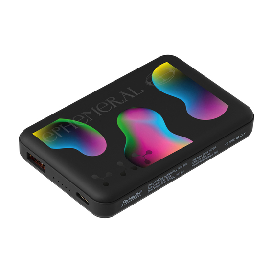 Внешний аккумулятор Ларго PD (Largo PD) 5000mAh с функцией беспроводной зарядки 15W, черный-13