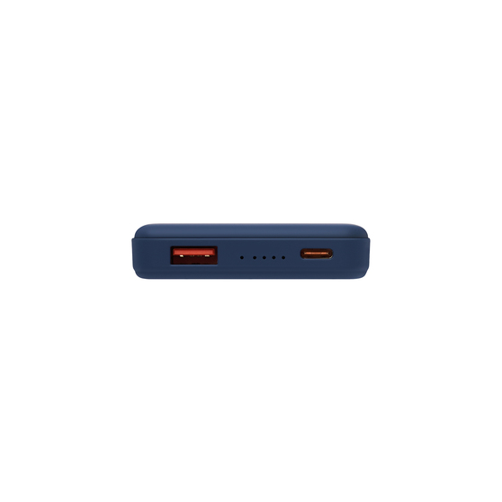 Внешний аккумулятор Ларго PD (Largo PD) 5000mAh с функцией беспроводной зарядки 15W, синий-13