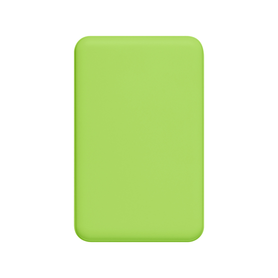 Внешний аккумулятор Ларго PD (Largo PD) 5000mAh с функцией беспроводной зарядки 15W, салатовый-3