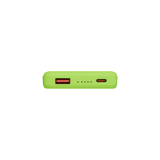 Внешний аккумулятор Ларго PD (Largo PD) 5000mAh с функцией беспроводной зарядки 15W, салатовый-14