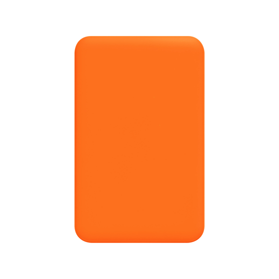 Внешний аккумулятор Ларго PD (Largo PD) 5000mAh с функцией беспроводной зарядки 15W, оранжевый-3