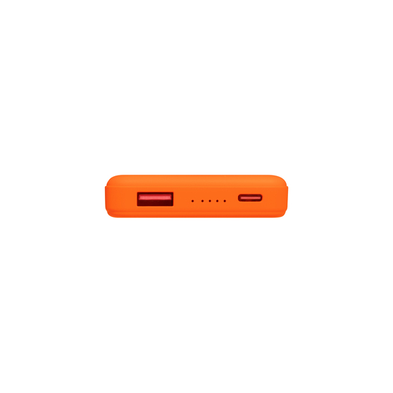 Внешний аккумулятор Ларго PD (Largo PD) 5000mAh с функцией беспроводной зарядки 15W, оранжевый-13