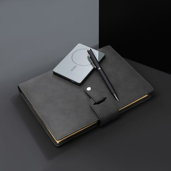 Внешний аккумулятор Оникс PD (Onyx PD) 5000mAh с функцией беспроводной зарядки 15W, серый-16