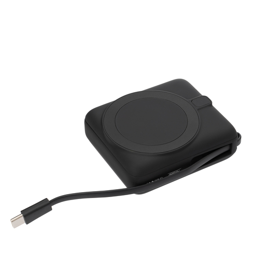 Внешний аккумулятор с подсветкой Риттер PD (Ritter PD) 10000mAh с функцией беспроводной зарядки 15W, черный-3