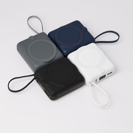 Внешний аккумулятор с подсветкой Риттер PD (Ritter PD) 10000mAh с функцией беспроводной зарядки 15W, черный-23