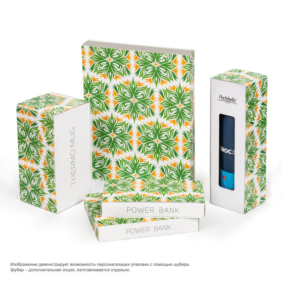 Внешний аккумулятор с подсветкой Старлайт PB (Starlight PB) 5000 mAh, зеленый-10