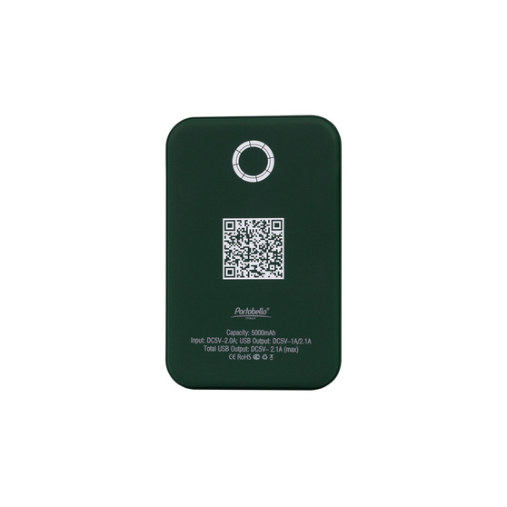 Внешний аккумулятор с подсветкой Старлайт PB (Starlight PB) 5000 mAh, зеленый-11