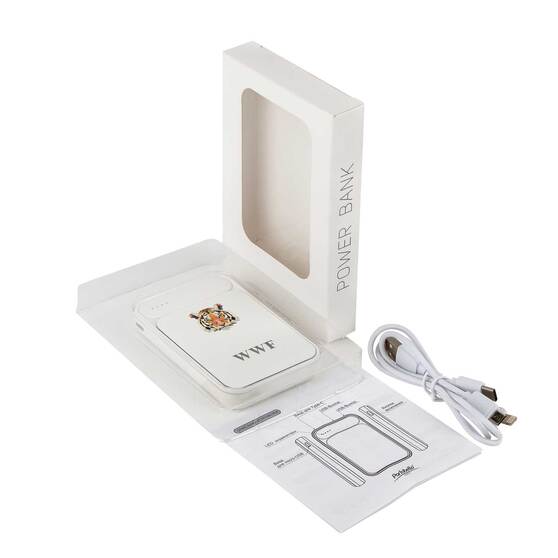Внешний аккумулятор с подсветкой Старлайт PB (Starlight PB) 5000 mAh, белый-8