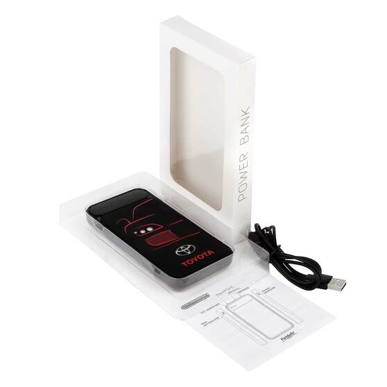 Внешний аккумулятор с подсветкой Старлайт Плюс PB (Starlight Plus PB) 10000 mAh, черный-8