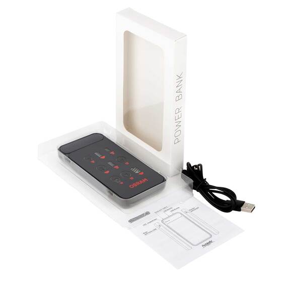 Внешний аккумулятор с подсветкой Старлайт Плюс PB (Starlight Plus PB) 10000 mAh, серый-3