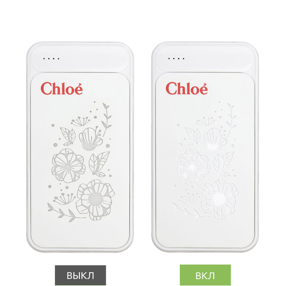 Внешний аккумулятор с подсветкой Старлайт Плюс PB (Starlight Plus PB) 10000 mAh, белый-14