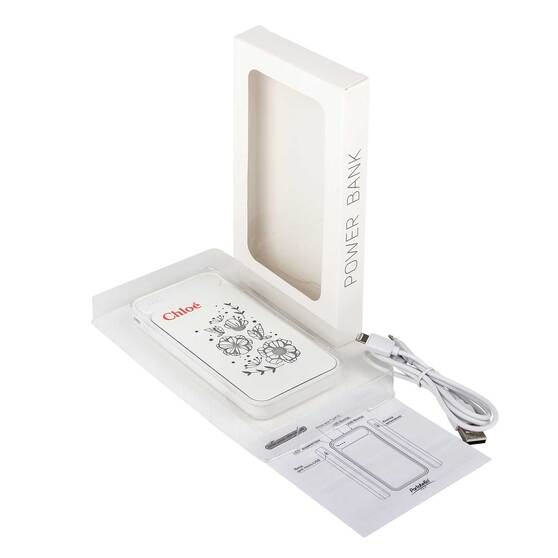 Внешний аккумулятор с подсветкой Старлайт Плюс PB (Starlight Plus PB) 10000 mAh, белый-16