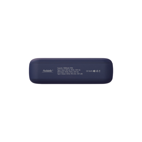 Внешний аккумулятор с функцией быстрой зарядки Формула (Formula) 10000 mAh, синий-4