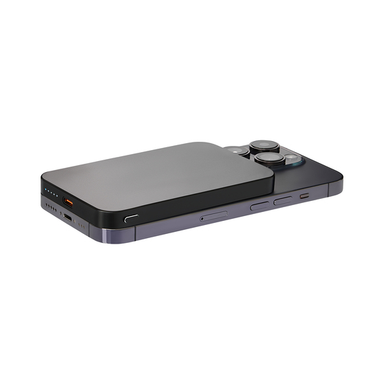 Внешний аккумулятор Артекс PD (Artex PD) 5000mAh с функцией беспроводной зарядки 15W, черный-8