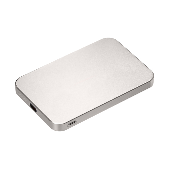 Внешний аккумулятор Артекс PD (Artex PD) 5000mAh с функцией беспроводной зарядки 15W, титановый-4