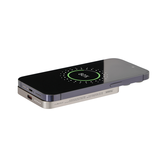 Внешний аккумулятор Артекс PD (Artex PD) 5000mAh с функцией беспроводной зарядки 15W, титановый-10