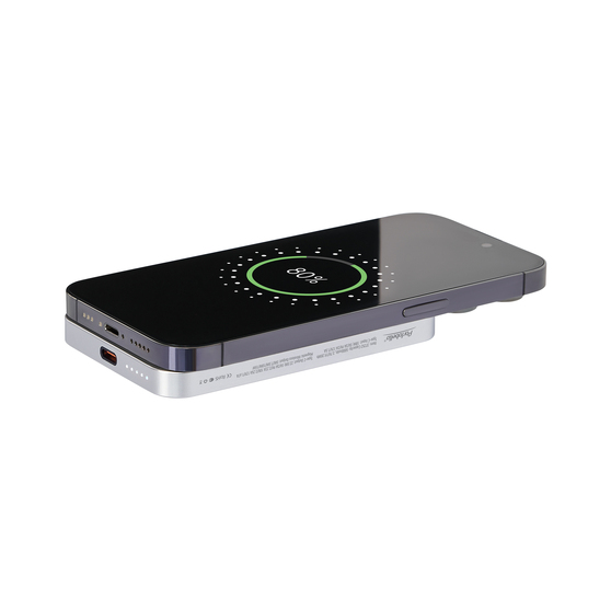 Внешний аккумулятор Артекс PD (Artex PD) 5000mAh с функцией беспроводной зарядки 15W, серебряный-15