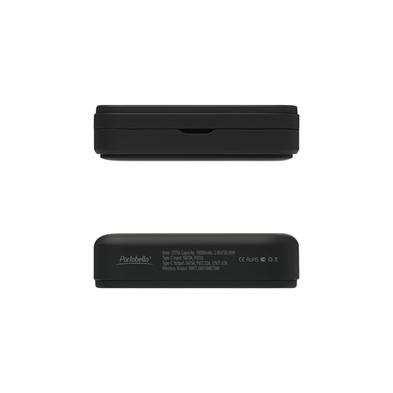 Внешний аккумулятор Юнион PD (Union PD) 10000mAh с функцией беспроводной зарядки 15W, черный-14