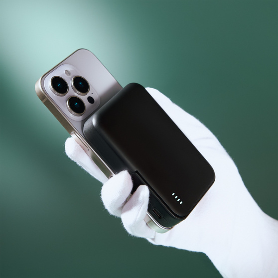 Внешний аккумулятор Юнион PD (Union PD) 10000mAh с функцией беспроводной зарядки 15W, черный-19
