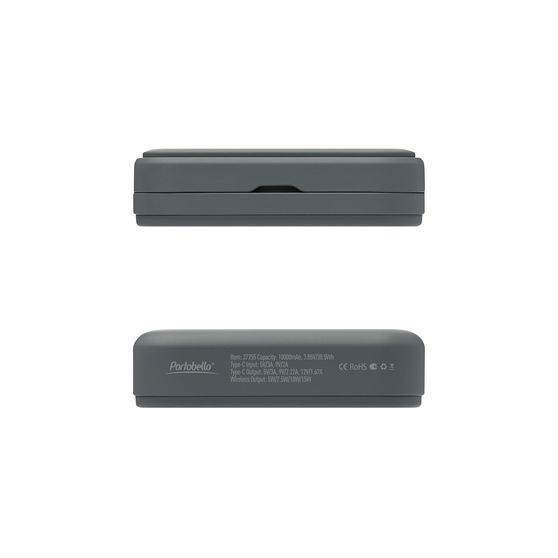Внешний аккумулятор Юнион PD (Union PD) 10000mAh с функцией беспроводной зарядки 15W, серый-6